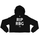 RIP RBG Crop Hoodie
